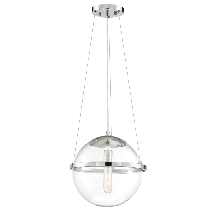 Caudill 1 - Light Chrome Single Pendant