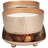 Metal Rose in Paradise Scented Grid Patterned 10 oz 1 Wick Decorative Candle with White Wax-91735979