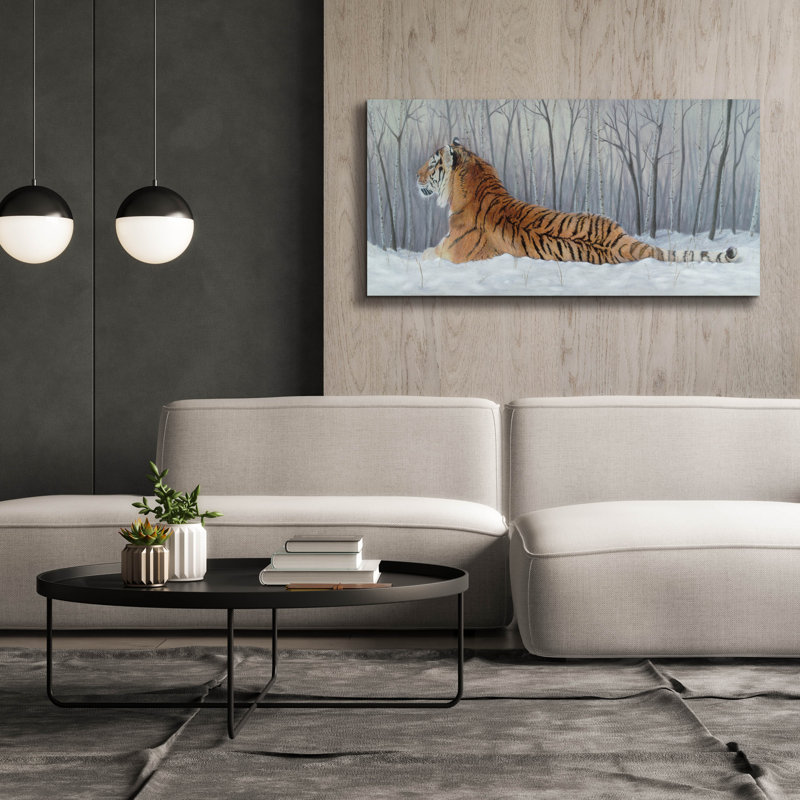 «Siberian Solitude» par nom d'artiste, H 30 po x l 60 po x P 1,5 po