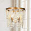Lustre empire vieilli à 4 lumières Advith