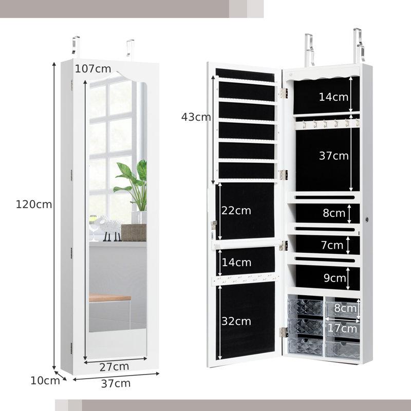 Door Jewelry Armoire