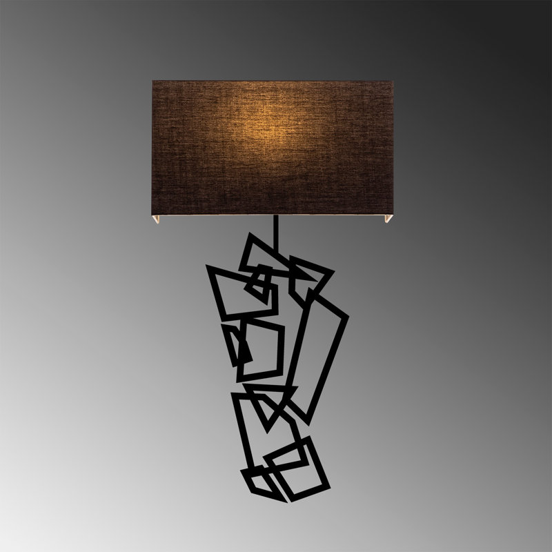 Applique murale 1 lumière Ivie, Noir