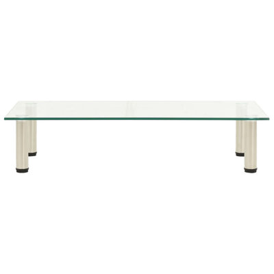 vidaXL TV Stand Entertainment Center HiFi Media Unit Furniture Tempered Glass by VidaXL