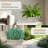 Kute Nest Indoor/Outdoor Medium Fiberstone Rondo Bowl Planter D20" (Ethereal Mood)-114407582-114407586