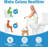 Bamboo Toilet Stool for Bathroom, 7 Inches Foldable Poop Stool with Non-Slip Pads
