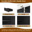 Buffet polyvalent avec 3 tiroirs et 2 portes doubles-948388232