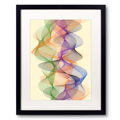 Winding Shapes 2 Print by Angel Estevez