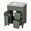 Meuble-lavabo 24 po avec lavabo en céramique, porte à fermeture douce, 2 tiroirs à fermeture douce-547527443