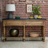 Roybal 169cm Stone Top Console Table