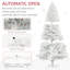 Arbre de Noël artificiel de 9 pi de hauteur, arbre de Noël non éclairé avec 2132 pointes de branches, ouverture automatique, base en acier, décoration des Fêtes pour le bureau personnel-1887352939