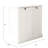 White Laundry Cabinet With Two Compartments, Painting, Removable Bags For Sorting, Easy Assembly, 100-pound Load Capacity Cabinet, Painted, Bags, Load, Assembly Required Within 2 Hours-88416955