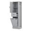Grande armoire de rangement moderne - compartiment inclinable, tablettes réglables-116117403