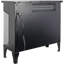 24 Inch Three Sided Glass Electric Fireplace With Feet