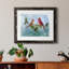 Winter Cardinal Duet II - reproduction d'art sur papier encadrée-2097468575-2097468560