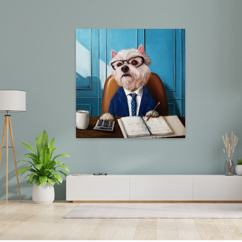 Cfo Contemporary Dog Urban Art, H 48 po x l 48 po