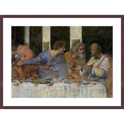 The Last Supper by Leonardo da Vinci -Framed Giclee Print