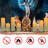 72 sets of indoor and outdoor flameless candle lamps, LED candles, remote control and timer. Halloween wedding festival decoration, room decoration, Easter, bedroom decoration, bathroom decoration.