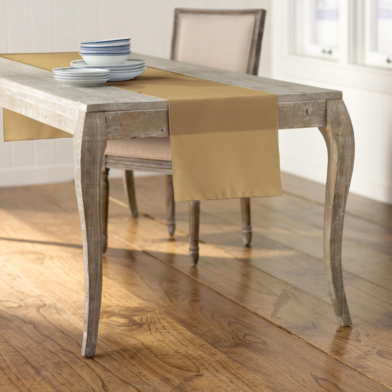 Fisher Solid Colour Table Runner, Taupe