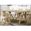 Ensemble de salle à manger contemporain en placage de chêne 7 pièces avec fauteuils rembourrés en polyester et table spacieuse-1327446528