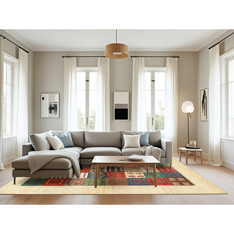 Patchwork Indoor Rug, Rectangle 8' x 12'