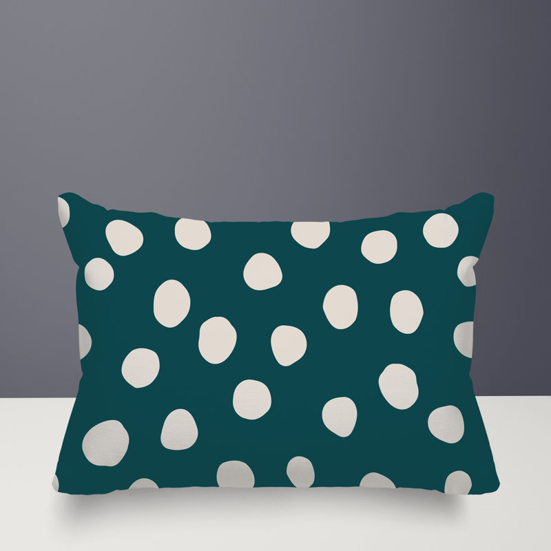 Coussin lombaire réversible intérieur / extérieur Sofi Minimalist, H 14 po x l 20 po, Émeraude