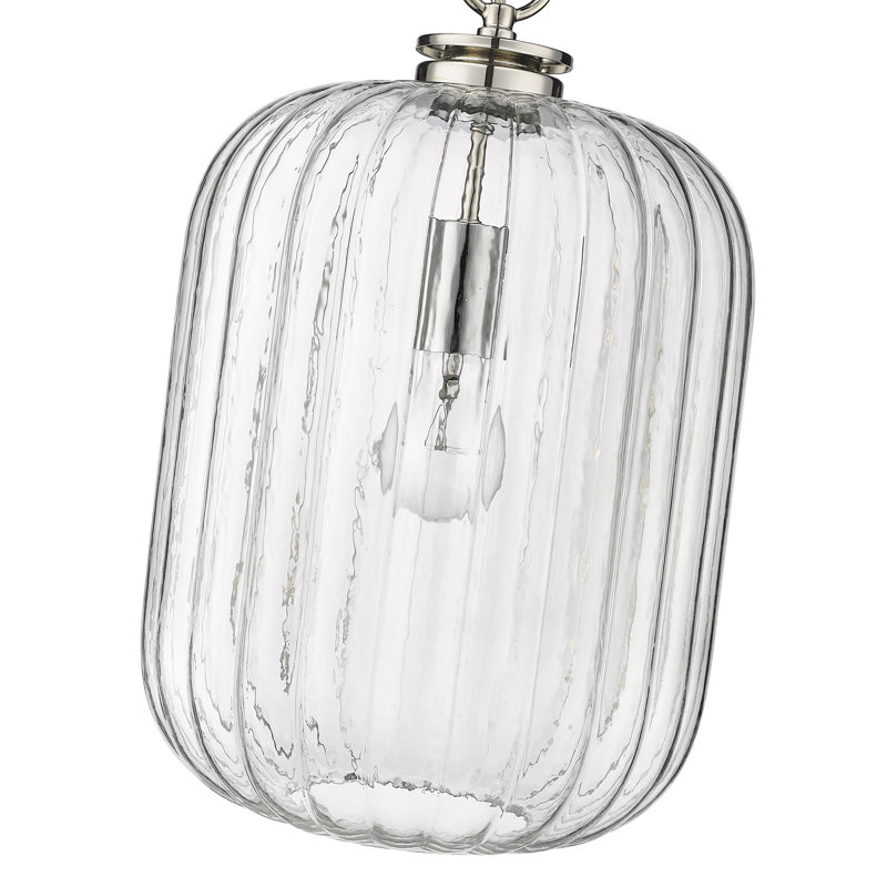 Luminaire suspendu sphère 1 lumière Buzz, Nickel poli