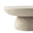 Minimalist Round Terrazzo Coffee Table with Sturdy Pedestal Base