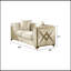 Causeuse de style moderne crème-711385015