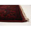 Tapis rouge / noir en laine noué à la main de conception unique 3 pi 5 po x 5 pi New Age Robertsville