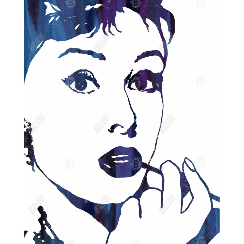 " Audrey Hepburn: Cigarillo ", 60" H x 48" W