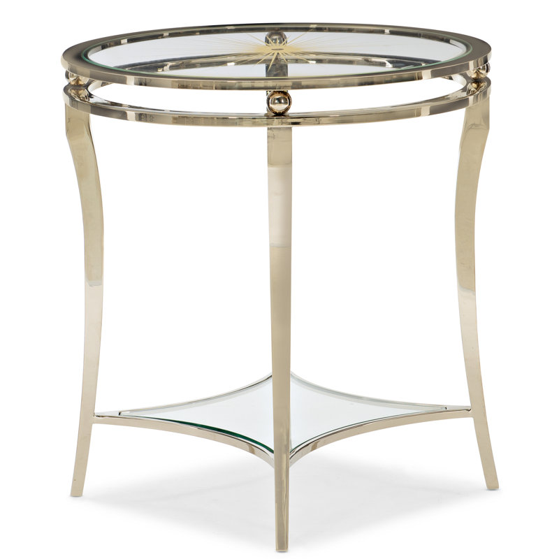 Caracole Classic Glass End Table