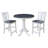 Anduena Extendable Solid Wood Top Pedestal Dining Set-630744155-545317417