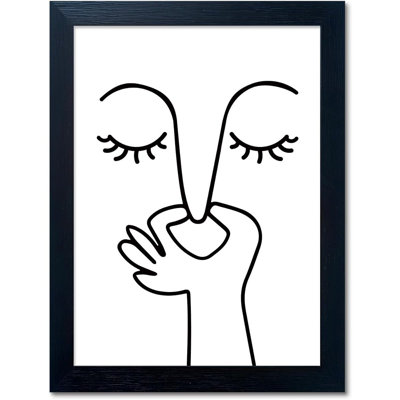 Art mural noir et blanc pour salle de bain Bad Smell, impression sur toile humoristique, toilettes pour invités