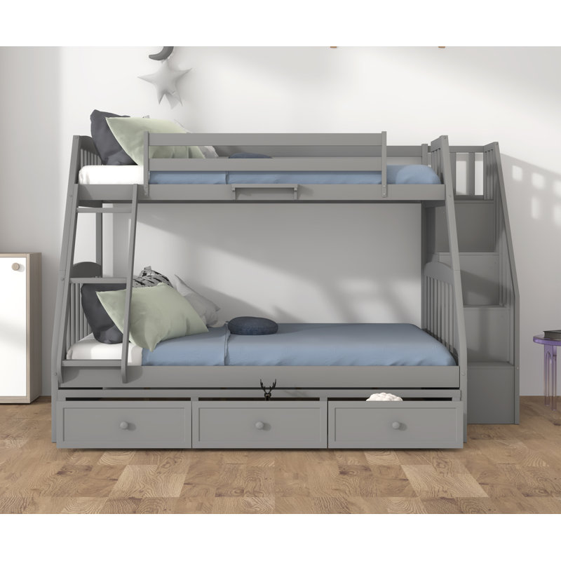 Lit pour enfant Avetik, gris
