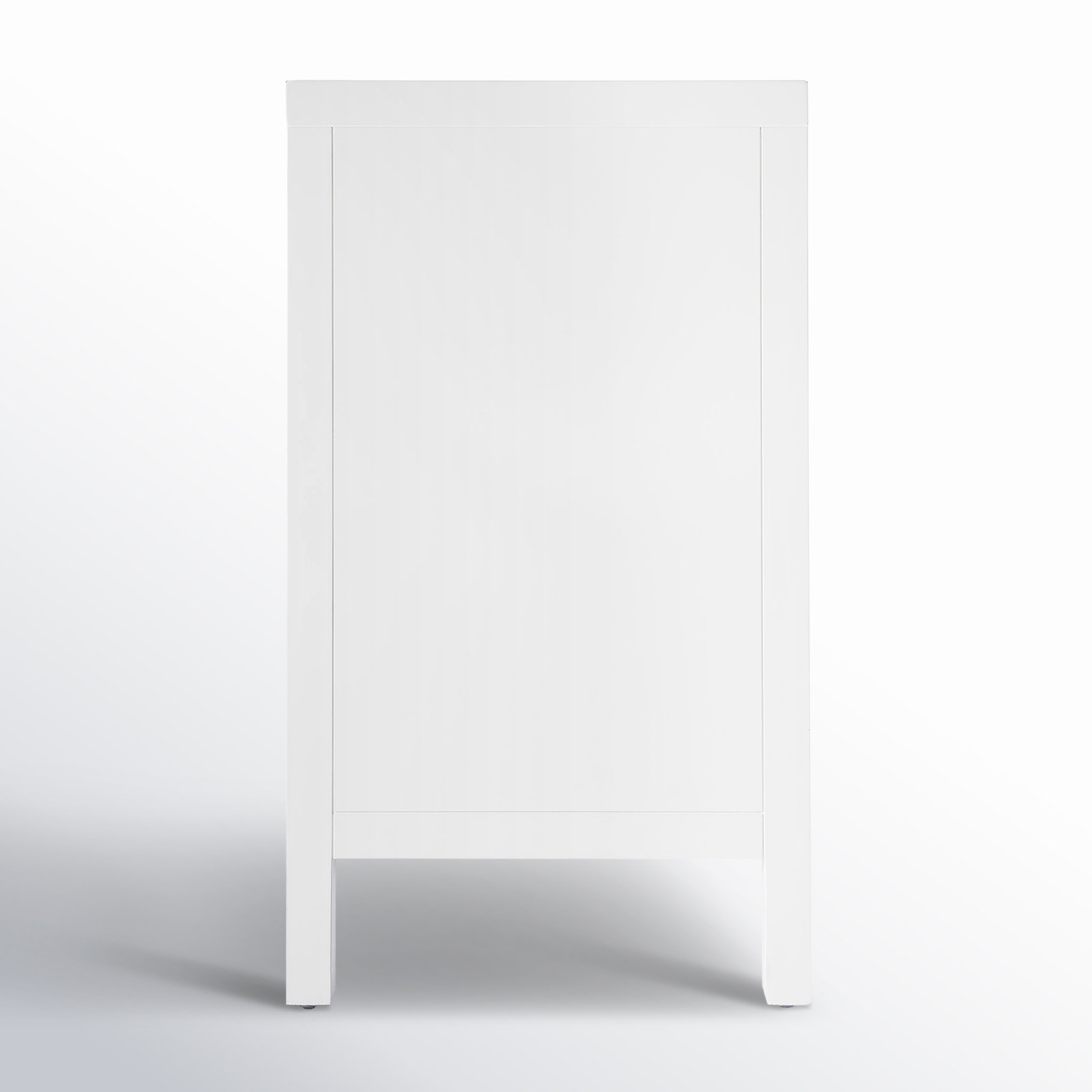 Celine 34" Acacia Dresser, Smooth White