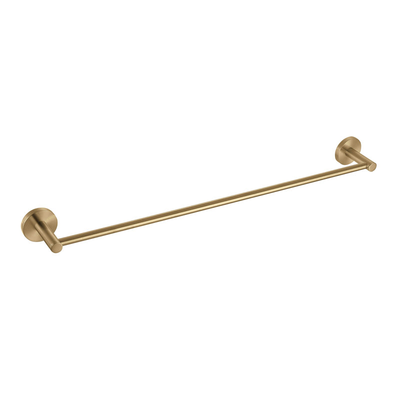 Barre à serviettes murale 24 po, H 2,13 po x l 24 po x P 2,88 po, Laiton brossé