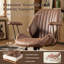 Chaise de travail ergonomique en suède avec accoudoirs rembourrés Viola-133387153
