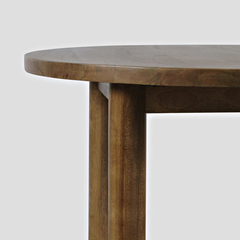 Table de salle à manger en bois massif de 42 po Callisa