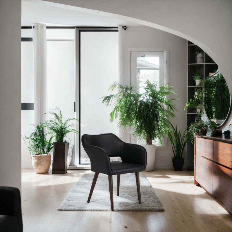 Chaise Ecneref, Noir