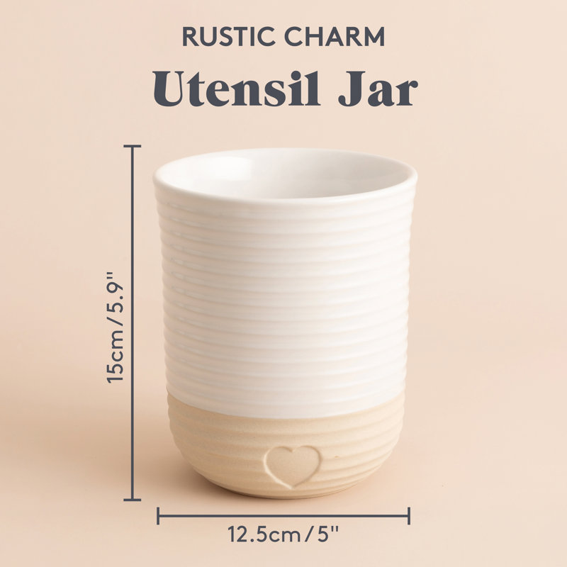Mason Cash Rustic Charm Utensil Jar