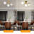 3-Light Glass Semi Flush Mount