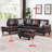 Jayzen 3 - Piece Vegan Sectional-1094079081-1094079078-1119954544