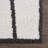 Rectangle Danicka Abstract Machine Woven Polyester Area Rug in White/Black-1422915307