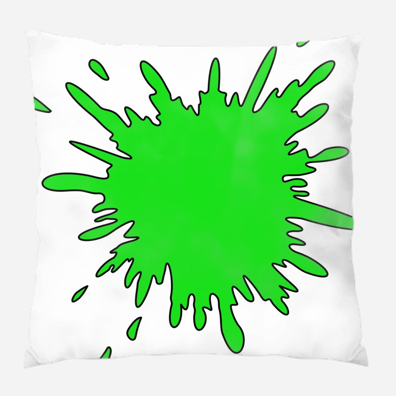 Coussin splat Jaclynn, Microsuède, Intérieur