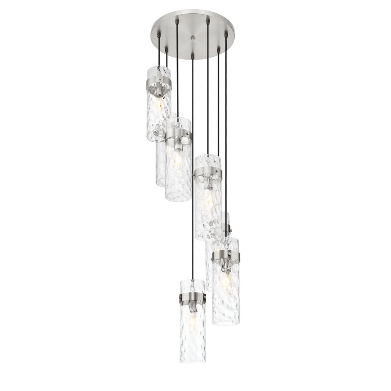 Magruder 7 Light Chandelier in Brushed Nickel, Brushed Nickel