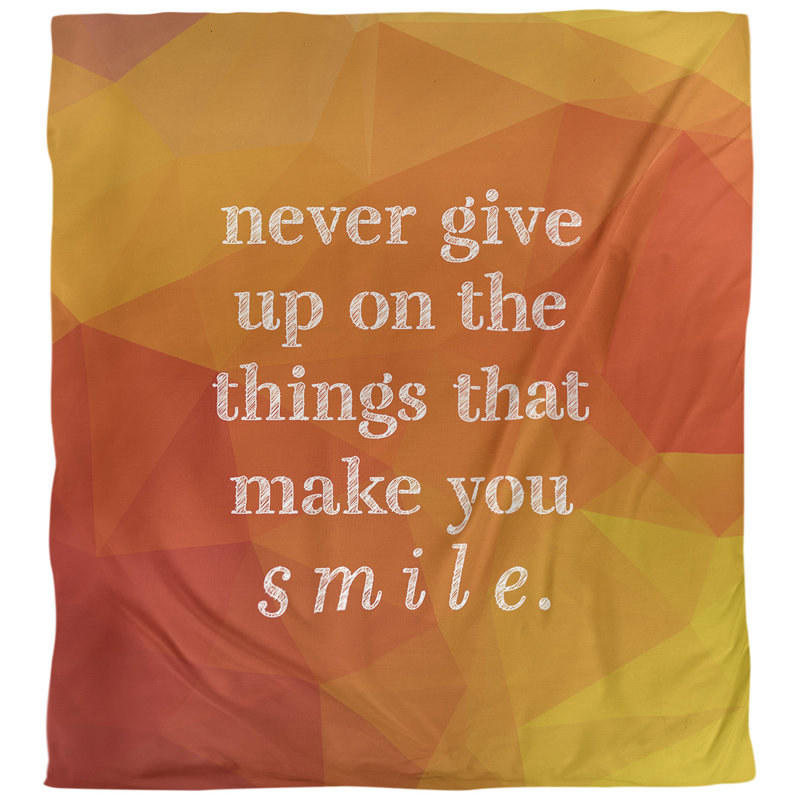 Housse de couette simple joie & perseverance quot, Housse de couette pour très grand lit, Ambre