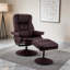 Fauteuil inclinable pivotant en cuir Scratch Cat
