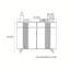 Armoire d'appoint moderne et multifonctionnelle