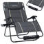 Très grande chaise pliante zéro gravité XXL, supportant 500 lb