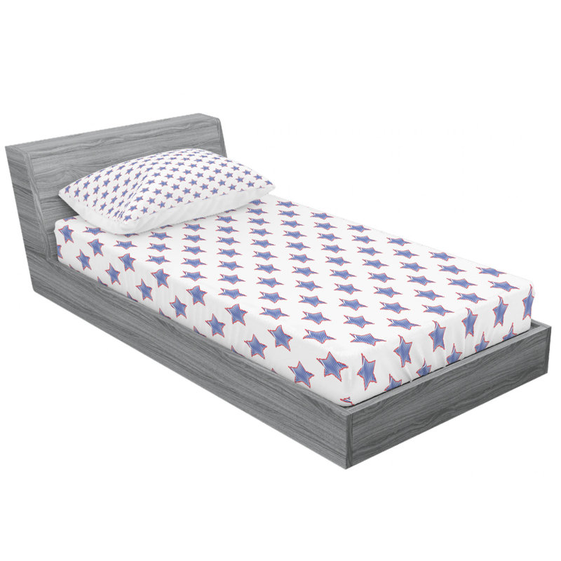 Microfiber Sheet Set, Twin Sheet Set with Fitted Sheet